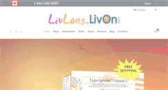 Desktop Screenshot of livlong.ca